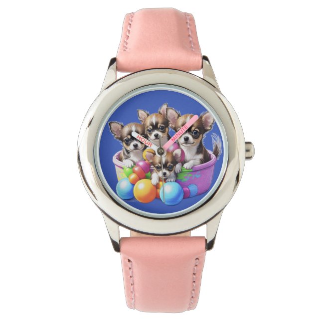 Chihuahua lustige Welpen Watch (Front)