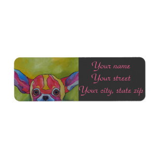 Chihuahua Mailing Label Return Address Label