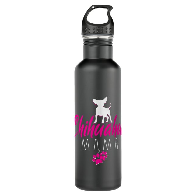 Chihuahua Mama Chihuahua  710 Ml Water Bottle (Front)