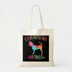 Chihuahua Mama Colourful Chi-Chi Gifts Dog Mum  Tote Bag