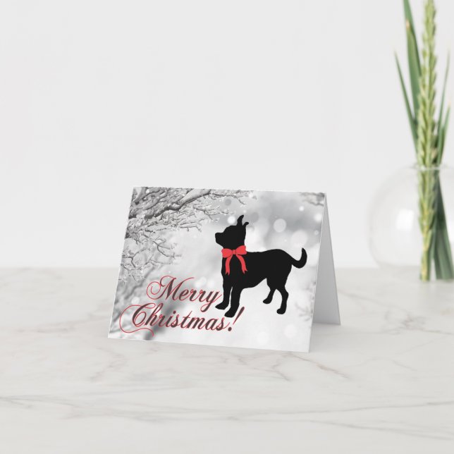 Chihuahua Merry Christmas Card (Front)