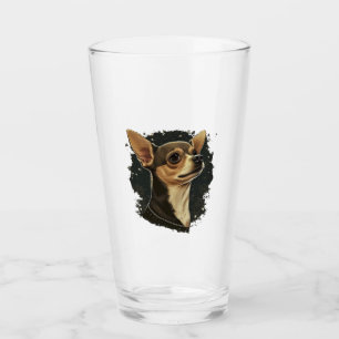 Chihuahua  Merry Christmas  X-Mas Tree  Cute      Glass