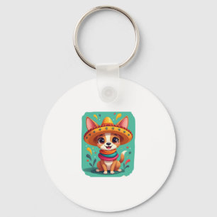 Chihuahua  Mexico  Cinco de Mayo  Funny Dog   (2) Key Ring