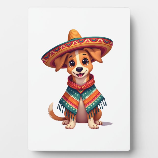 Chihuahua  Mexico  Cinco de Mayo  Funny Dog  (2) Plaque (Front)