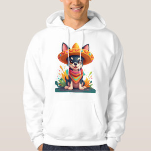 Chihuahua  Mexico  Cinco de Mayo  Funny Dog   (5) Hoodie