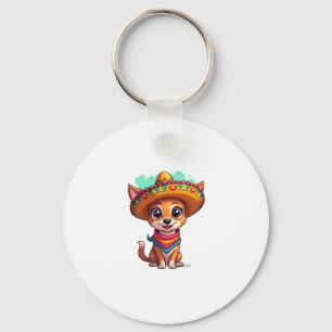 Chihuahua  Mexico  Cinco de Mayo  Funny Dog   (7) Key Ring