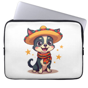 Chihuahua  Mexico  Cinco de Mayo  Funny Dog  Copy Laptop Sleeve