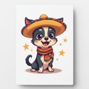 Chihuahua  Mexico  Cinco de Mayo  Funny Dog  Copy Plaque