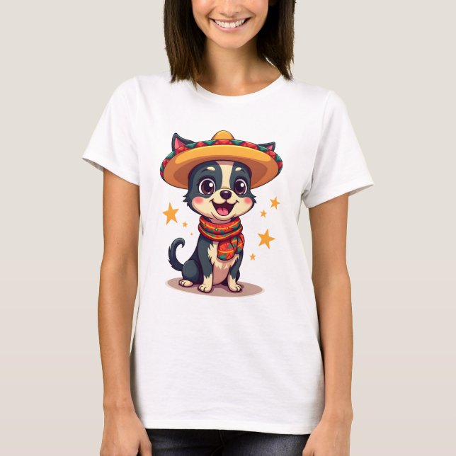 Chihuahua  Mexico  Cinco de Mayo  Funny Dog  Copy T-Shirt (Front)