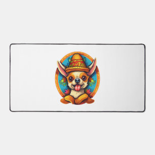 Chihuahua  Mexico  Cinco de Mayo  Funny Dog     Desk Mat