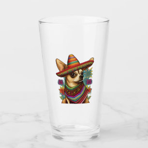 Chihuahua  Mexico  Cinco de Mayo  Funny Dog        Glass