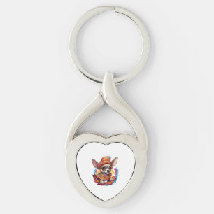Chihuahua  Mexico  Cinco de Mayo  Funny Dog      Key Ring