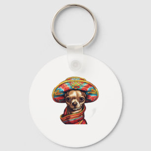 Chihuahua  Mexico  Cinco de Mayo  Funny Dog    Key Ring