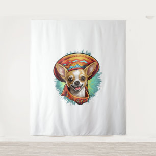 Chihuahua Mexico Cinco de Mayo Funny Dog Tapestry