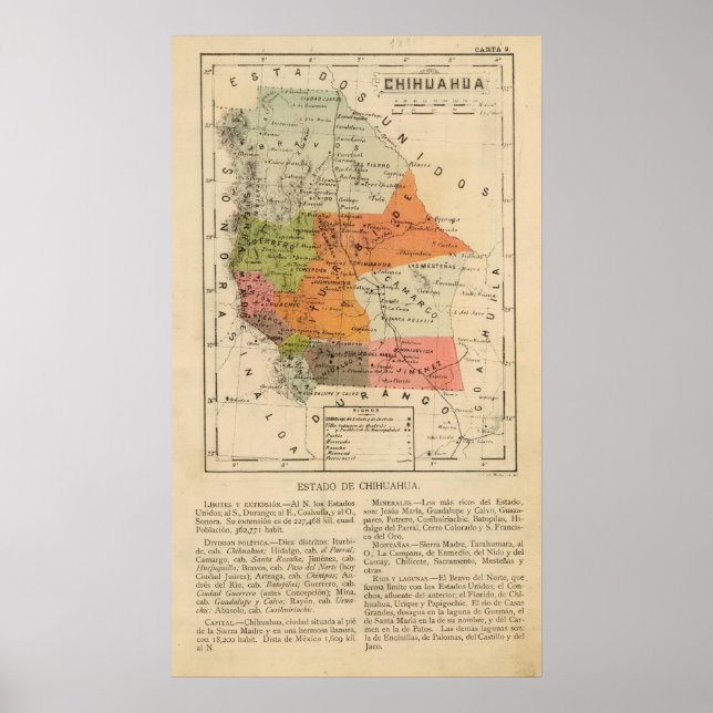 Chihuahua, Mexico Poster (Front)