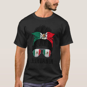 Chihuahua Mexico Pride Mexican Flag State T-Shirt