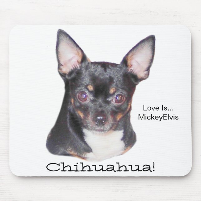 Chihuahua MickeyElvis Mousepad (Front)