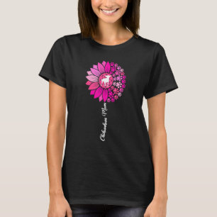 Chihuahua Mom For Women Sunflower Chiwawa Dog T-Shirt
