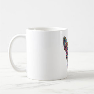 Chihuahua Mosaic Geometrical Art Dog Coffee Mug