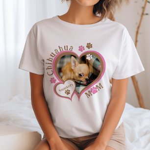 Chihuahua Mum Custom Photo T-Shirt