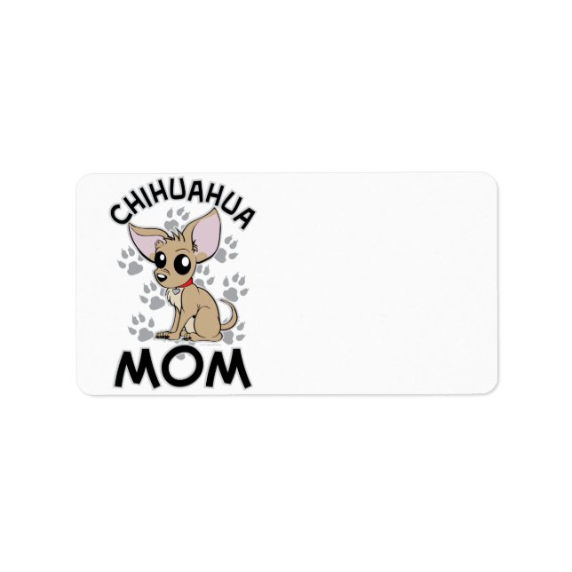 Chihuahua Mum Label (Front)
