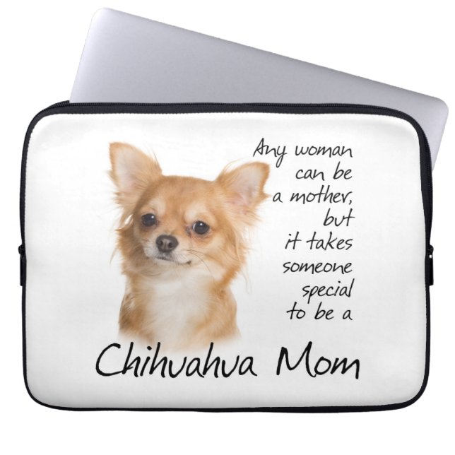 Chihuahua Mum Laptop Sleeve (Front)