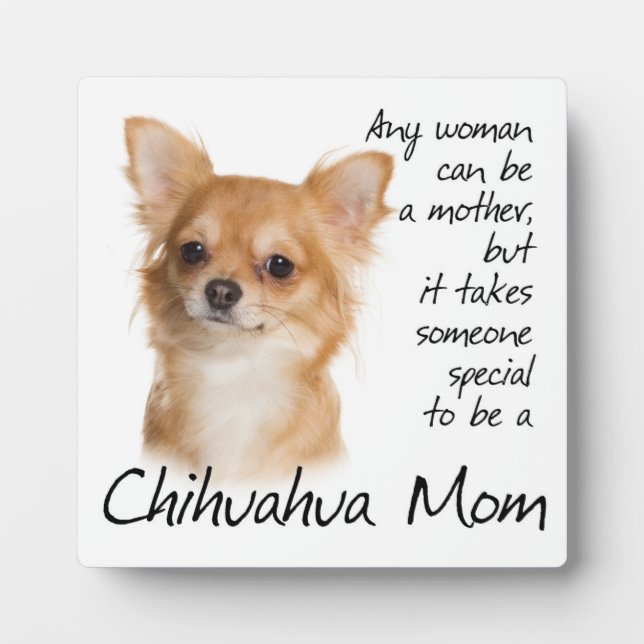 Chihuahua Mum Plaque (Front)