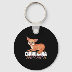 Chihuahua Mum Shirt Mothers Day Pet Owner Key Ring