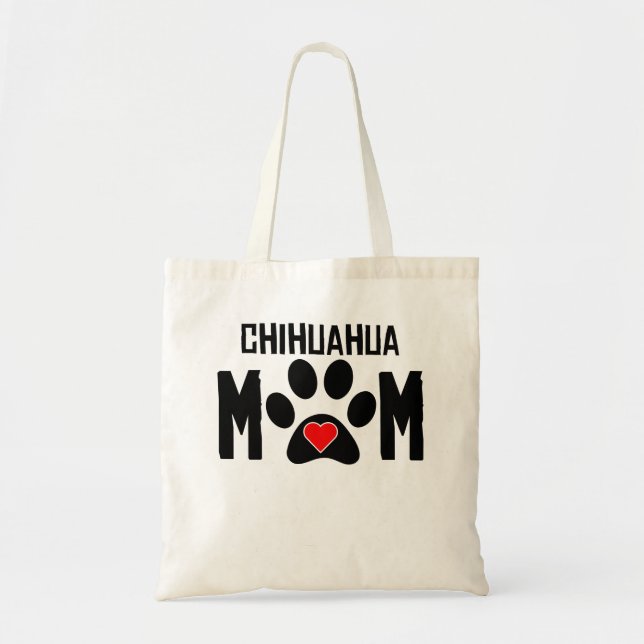Chihuahua Mum Tote Bag (Front)
