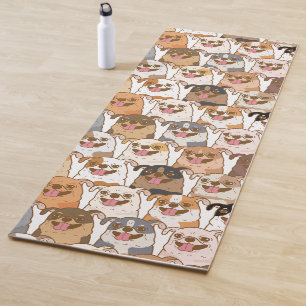 Chihuahua Pattern Yoga Mat