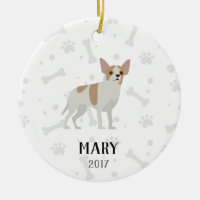 Chihuahua Personalised Christmas Ornament