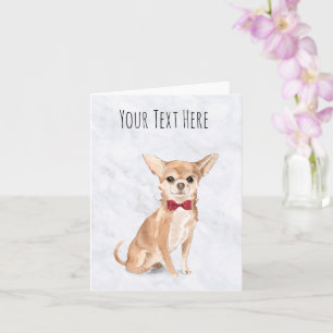 Chihuahua Personalised Greeting Card