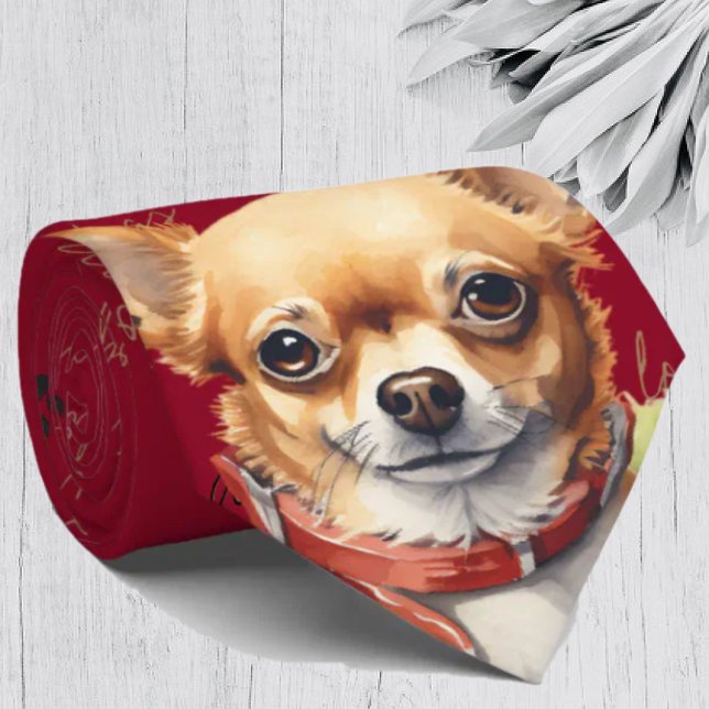 Chihuahua Pet Animal Dog Neck Tie (Creator Uploaded)