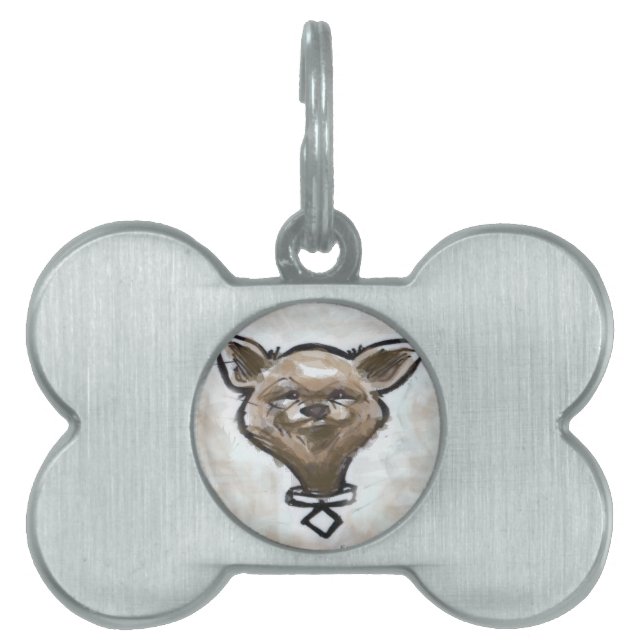Chihuahua Pet Name Tag (Front)