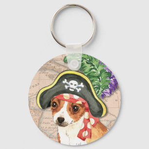 Chihuahua Pirate Key Ring