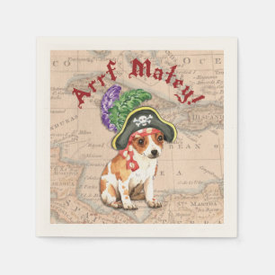 Chihuahua Pirate Napkin