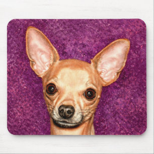 Chihuahua Portrait Mouse Pad
