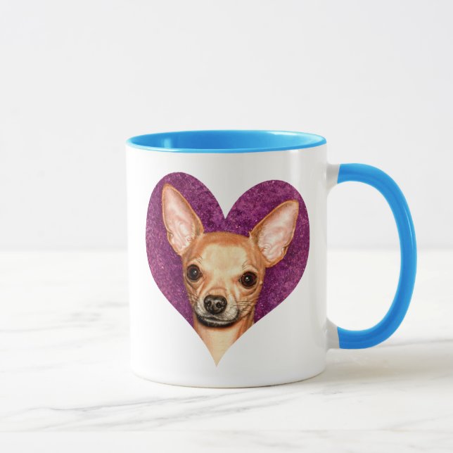 Chihuahua Portrait Mug (Right)