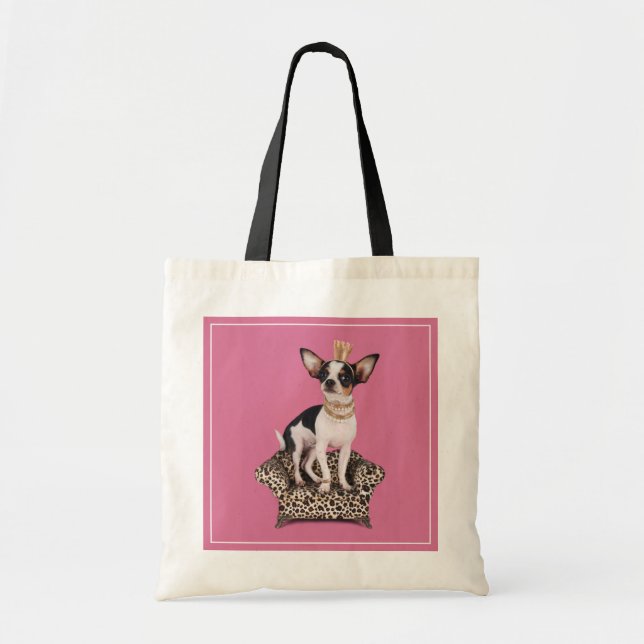 Chihuahua Princess Tote Bag (Front)