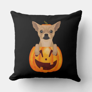 Chihuahua Pumpkin Cushion