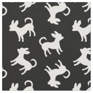 Chihuahua Puppies Custom Colour Fabric