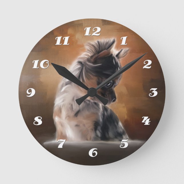 Chihuahua puppy clock (Front)