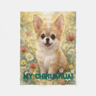 Chihuahua Puppy Customizable Blanket