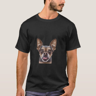 Chihuahua puppy cute doggy portrait pup Chihuahua T-Shirt