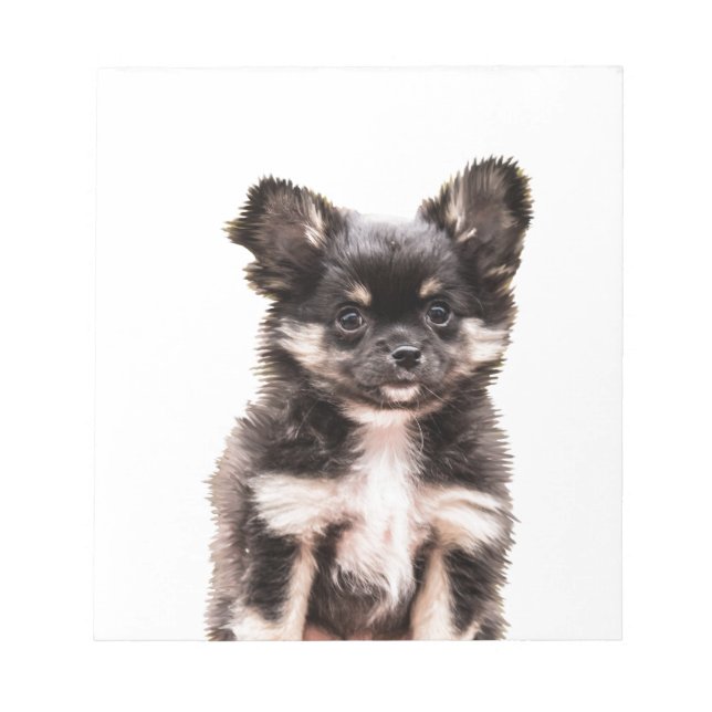 Chihuahua Puppy Dog Notepad (Front)