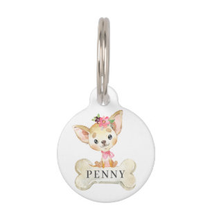 Chihuahua Puppy Dog Pet Tag