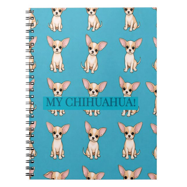 Chihuahua Puppy Notebook Journal (Front)