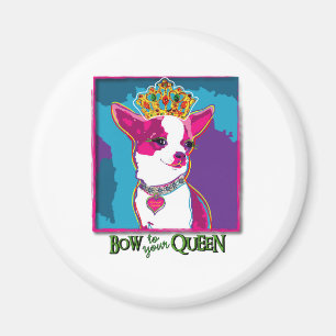 Chihuahua Queen Magnet