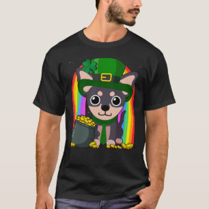 Chihuahua Rainbow Irish C St Patrick Day Dog Produ T-Shirt