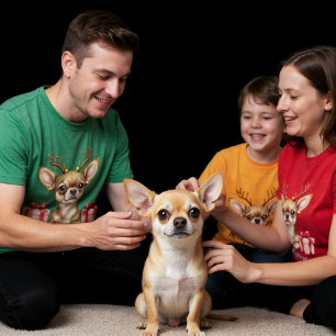 Chihuahua Reindeer T-Shirt